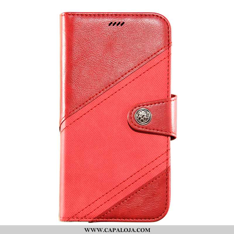 Capa Samsung Galaxy S10+ Protetoras Capas Antiqueda Vermelha Vermelho, Samsung Galaxy S10+ Carteira 