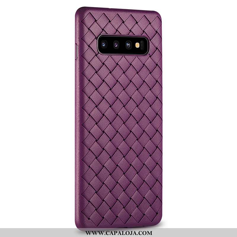 Capa Samsung Galaxy S10+ Silicone Masculino Roxa Antiqueda Roxo, Capas Samsung Galaxy S10+ Personali