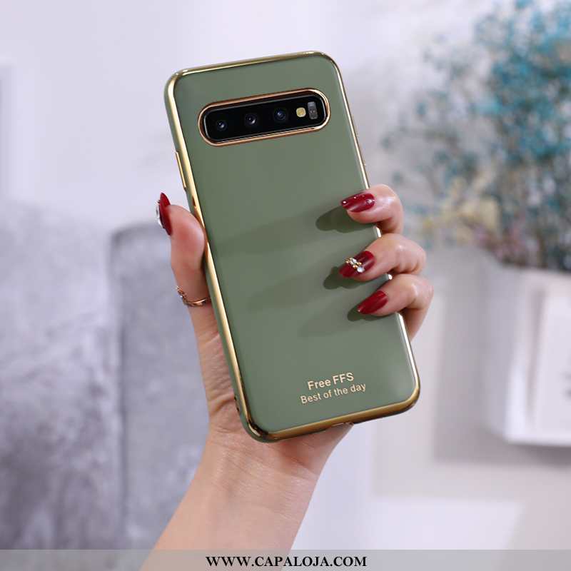 Capa Samsung Galaxy S10 Slim Completa Ouro Azul, Capas Samsung Galaxy S10 Tendencia Baratas