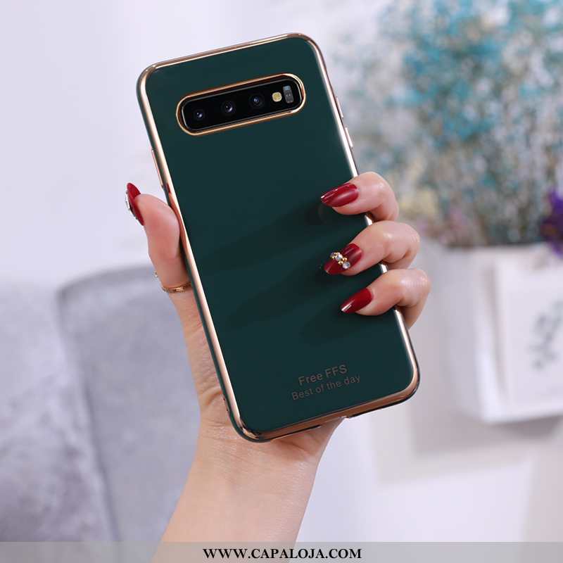 Capa Samsung Galaxy S10 Slim Completa Ouro Azul, Capas Samsung Galaxy S10 Tendencia Baratas