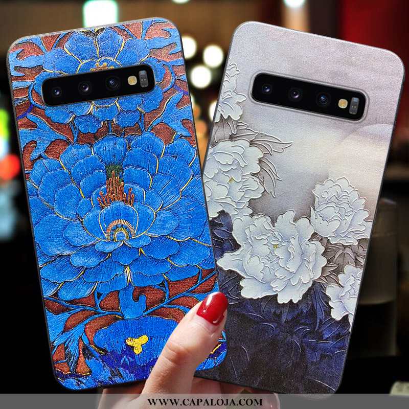 Capa Samsung Galaxy S10 Soft Tampa Capas Antiqueda Azul, Samsung Galaxy S10 Super Baratos