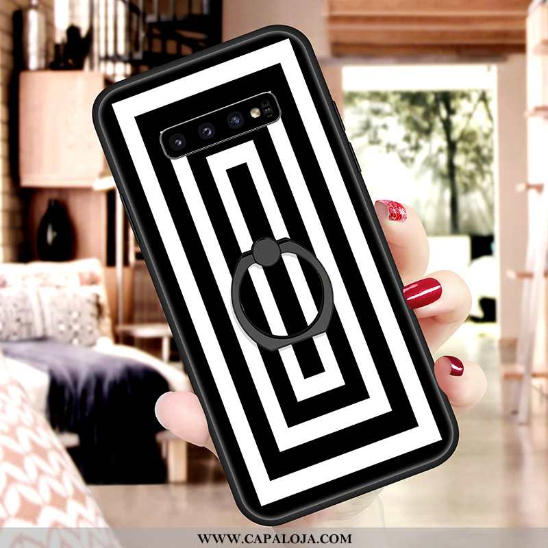 Capa Samsung Galaxy S10 Soft Telemóvel Estampada Antiqueda Preto, Capas Samsung Galaxy S10 Silicone 