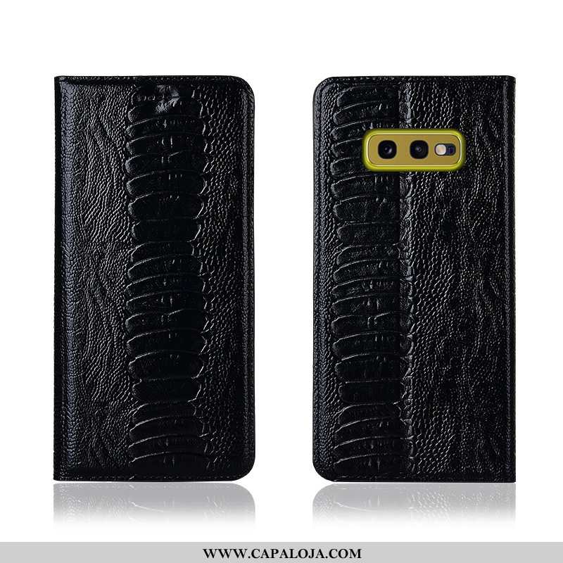 Capa Samsung Galaxy S10e Couro Caqui Pássaro Masculino, Capas Samsung Galaxy S10e Soft Promoção