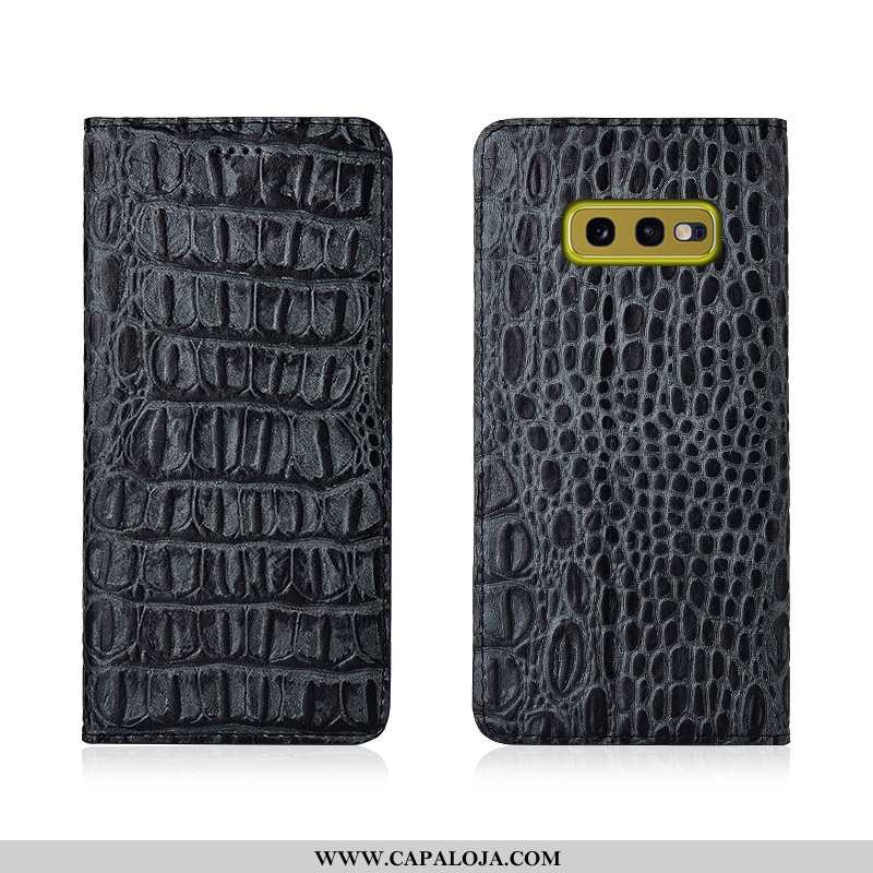 Capa Samsung Galaxy S10e Couro Masculino Protetoras Legitimo Tampa Azul, Capas Samsung Galaxy S10e S