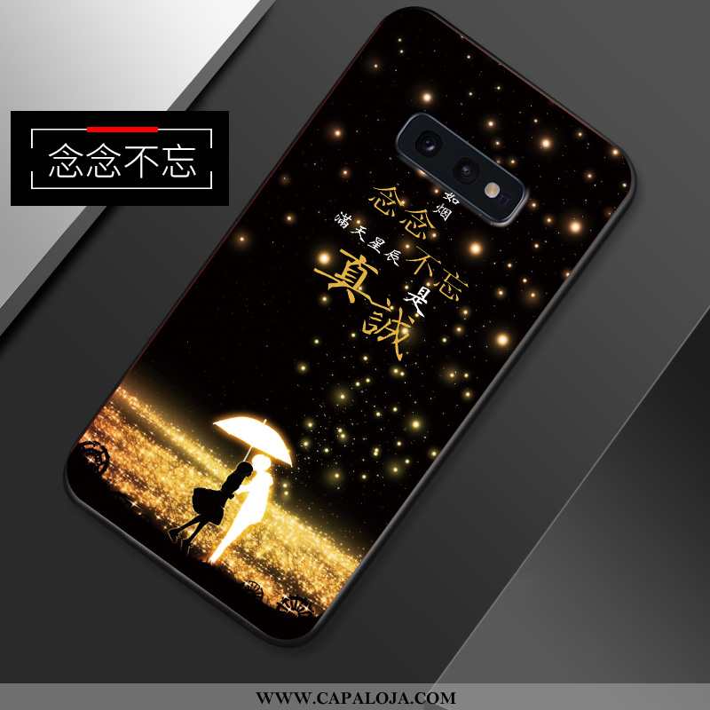 Capa Samsung Galaxy S10e Criativas Soft Malha Masculino Azul Escuro, Capas Samsung Galaxy S10e Slim 