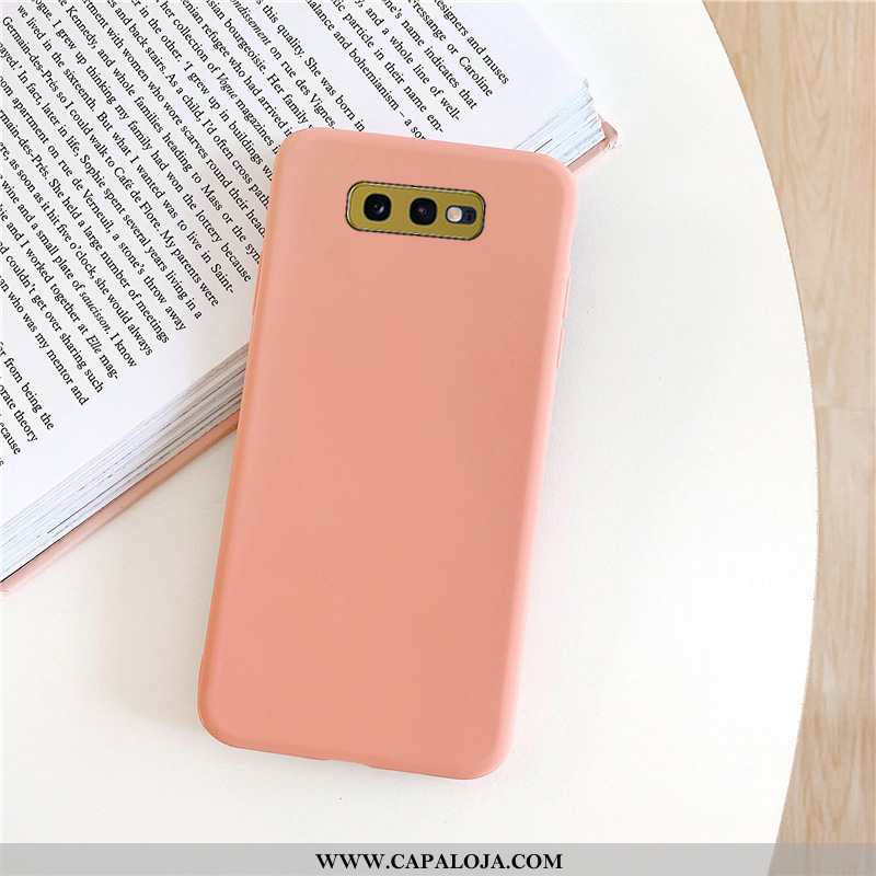 Capa Samsung Galaxy S10e Estiloso Minimalista Telemóvel Cases Rosa, Capas Samsung Galaxy S10e Fosco 