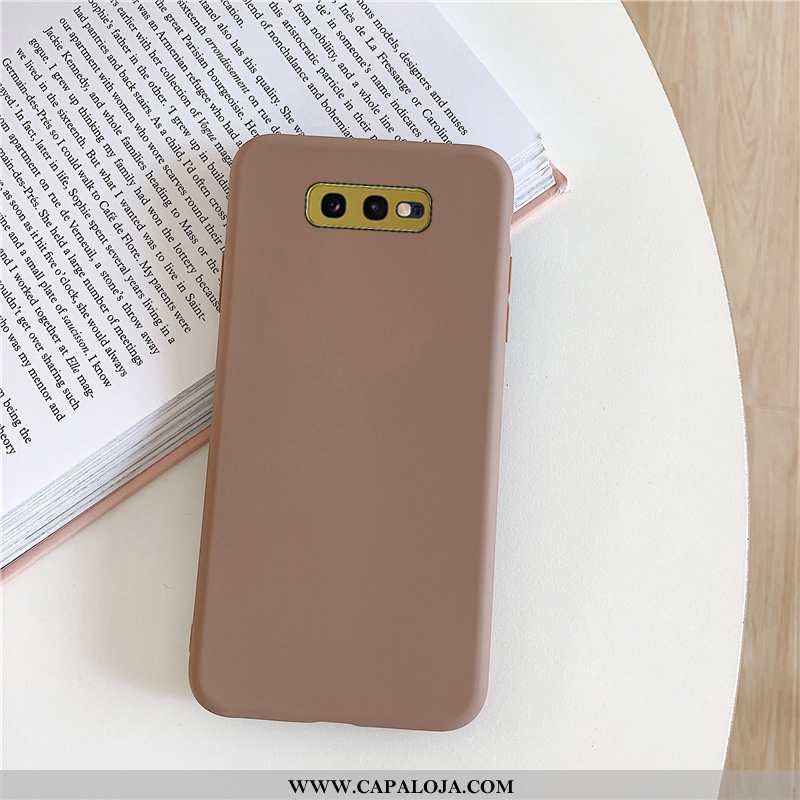 Capa Samsung Galaxy S10e Estiloso Minimalista Telemóvel Cases Rosa, Capas Samsung Galaxy S10e Fosco 