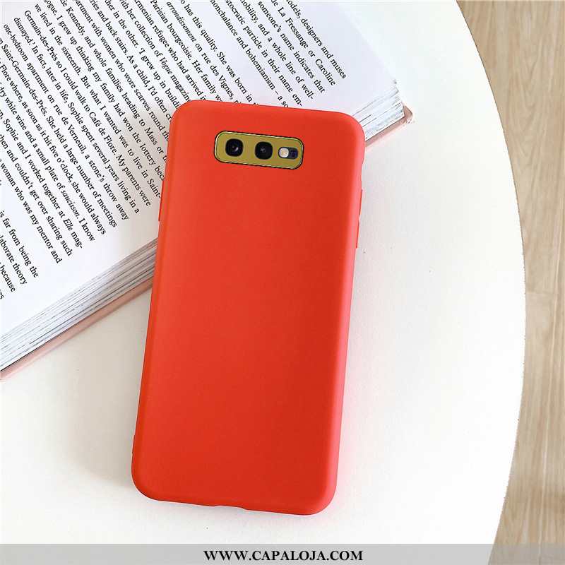 Capa Samsung Galaxy S10e Estiloso Minimalista Telemóvel Cases Rosa, Capas Samsung Galaxy S10e Fosco 