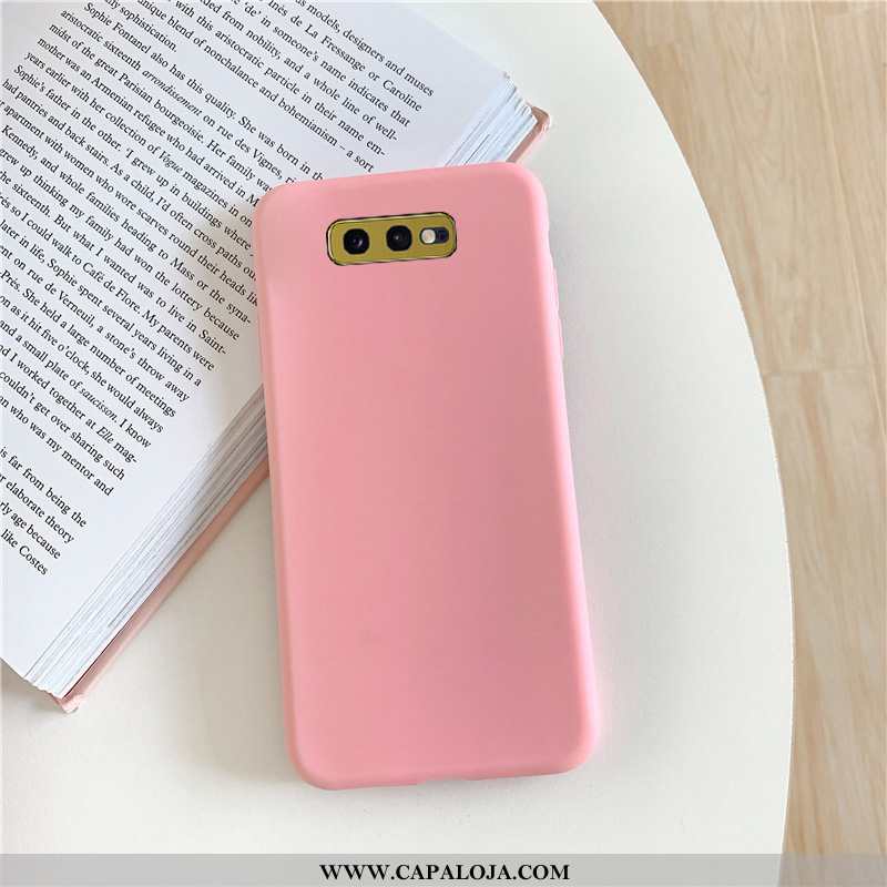 Capa Samsung Galaxy S10e Estiloso Minimalista Telemóvel Cases Rosa, Capas Samsung Galaxy S10e Fosco 