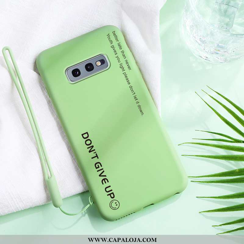 Capa Samsung Galaxy S10e Protetoras Malha Tendencia Casal Azul, Capas Samsung Galaxy S10e Silicone O