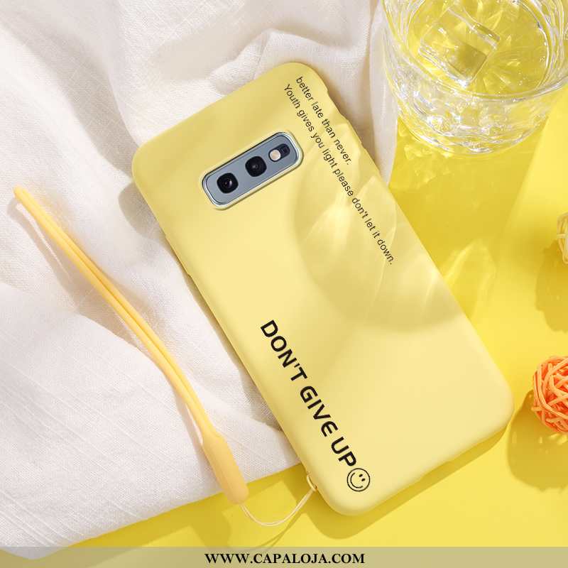 Capa Samsung Galaxy S10e Protetoras Malha Tendencia Casal Azul, Capas Samsung Galaxy S10e Silicone O