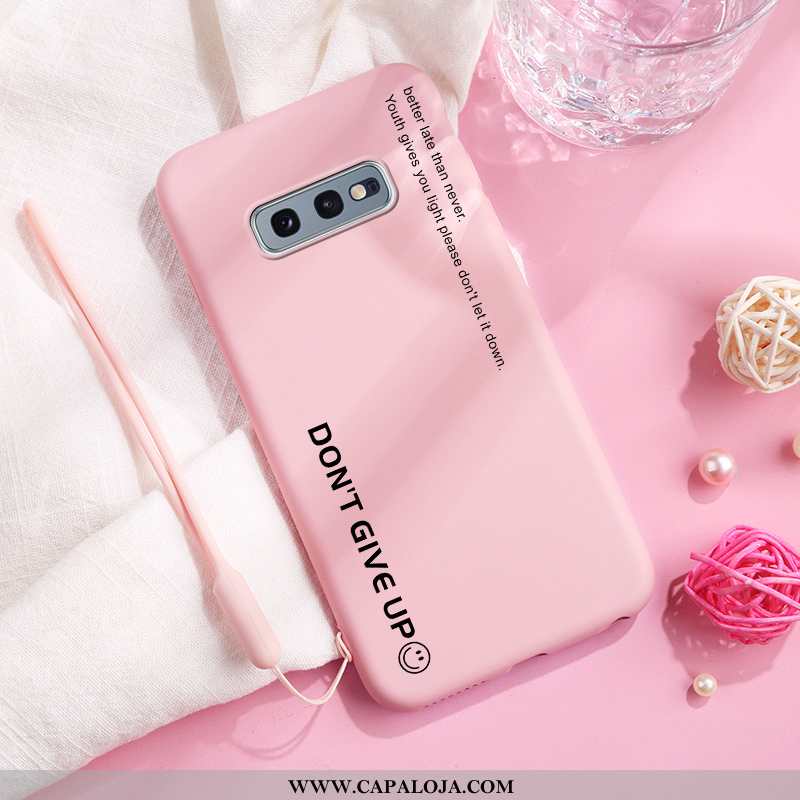 Capa Samsung Galaxy S10e Protetoras Malha Tendencia Casal Azul, Capas Samsung Galaxy S10e Silicone O