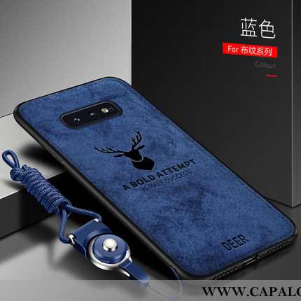 Capa Samsung Galaxy S10e Silicone Cinza Frente Telemóvel, Capas Samsung Galaxy S10e Vintage Baratas