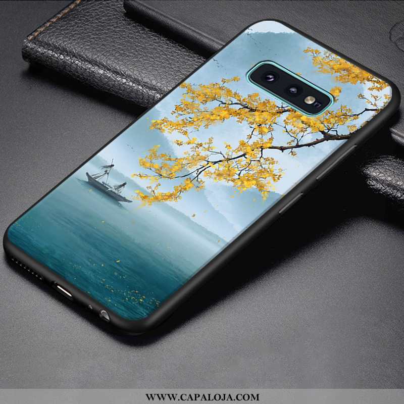 Capa Samsung Galaxy S10e Silicone Tendencia Cases Telemóvel Azul, Capas Samsung Galaxy S10e Personal