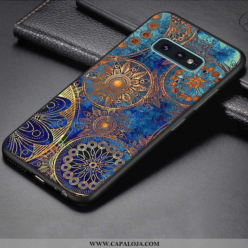 Capa Samsung Galaxy S10e Silicone Tendencia Cases Telemóvel Azul, Capas Samsung Galaxy S10e Personal