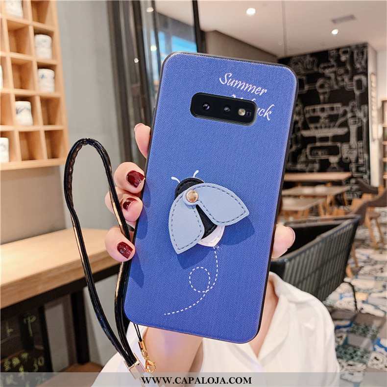 Capa Samsung Galaxy S10e Soft Antiqueda Telemóvel Cases Azul, Capas Samsung Galaxy S10e Silicone Bar