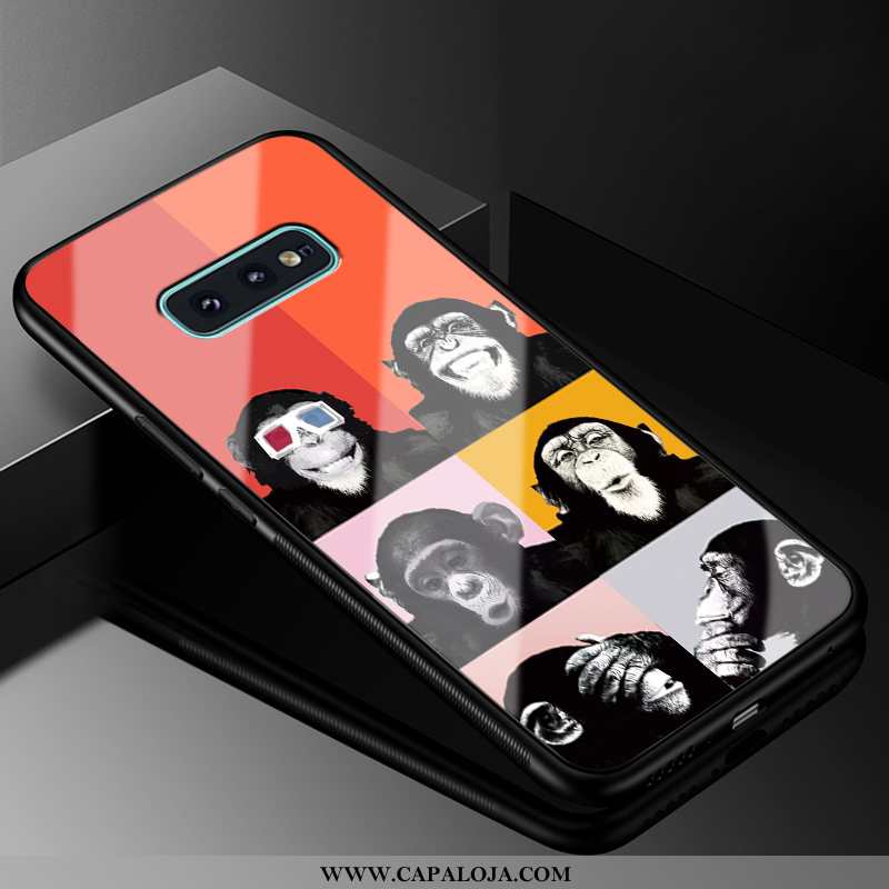 Capa Samsung Galaxy S10e Vidro Feminino Masculino Completa Vermelho, Capas Samsung Galaxy S10e Criat