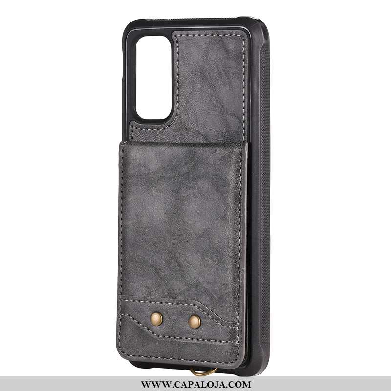 Capa Samsung Galaxy S20 Couro Criativas Capas Cases Cinza, Samsung Galaxy S20 Cordao Comprar