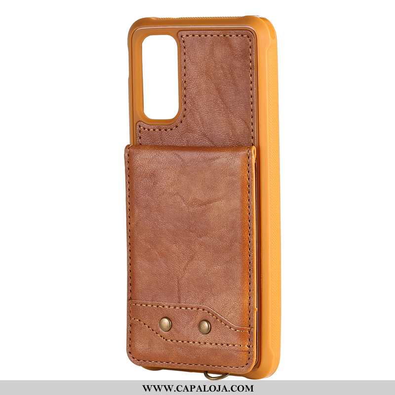 Capa Samsung Galaxy S20 Couro Criativas Capas Cases Cinza, Samsung Galaxy S20 Cordao Comprar