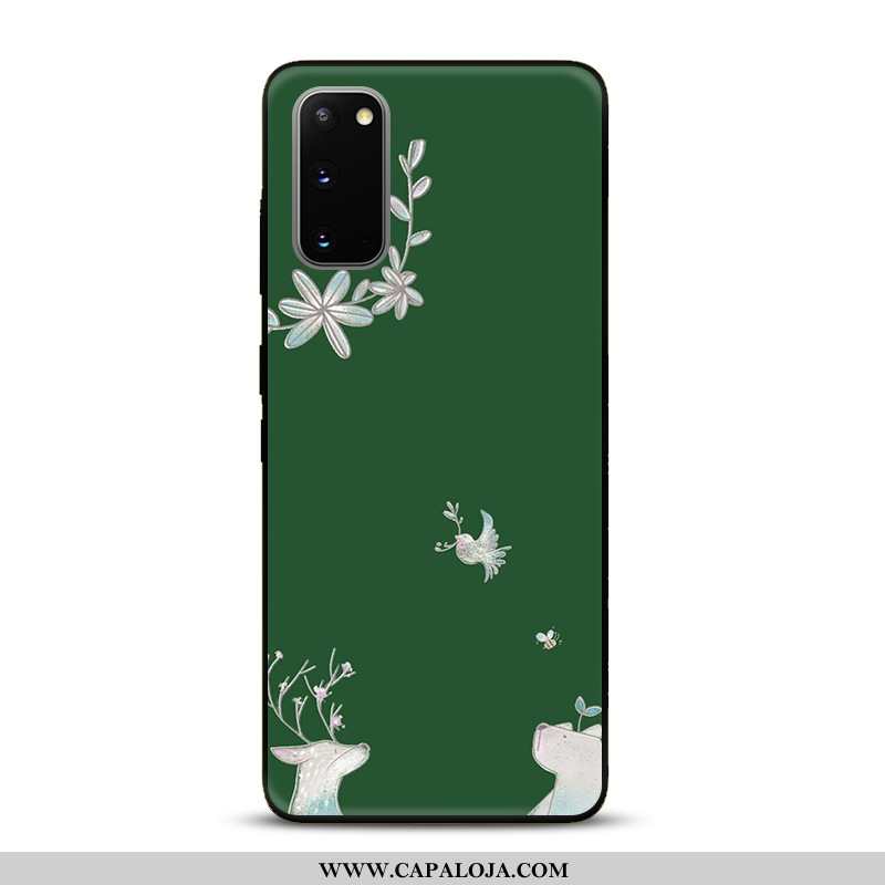 Capa Samsung Galaxy S20 Desenho Animado Cases Protetoras Capas Verde, Samsung Galaxy S20 Tendencia P