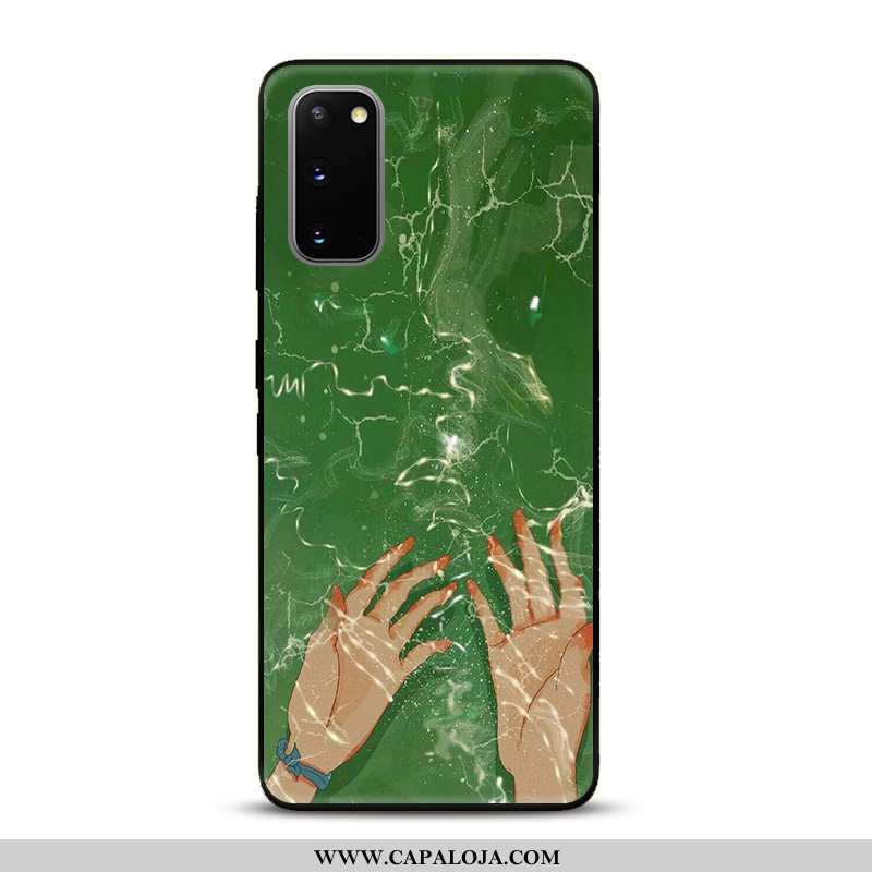 Capa Samsung Galaxy S20 Desenho Animado Cases Protetoras Capas Verde, Samsung Galaxy S20 Tendencia P