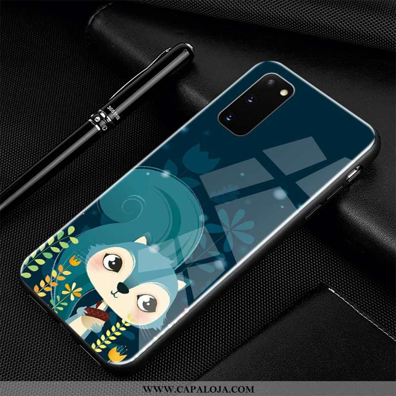 Capa Samsung Galaxy S20 Soft Costume Capas Desenho Animado Azul Escuro, Samsung Galaxy S20 Protetora