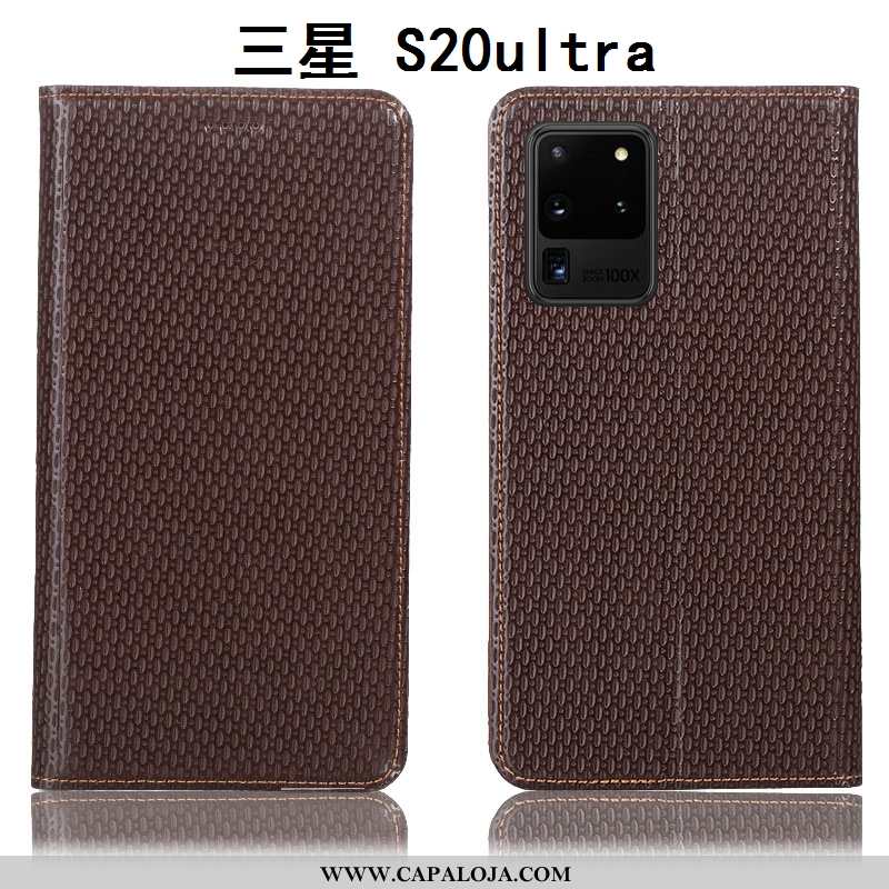 Capa Samsung Galaxy S20 Ultra Protetoras Cases Capas Completa Castanho, Samsung Galaxy S20 Ultra Cou