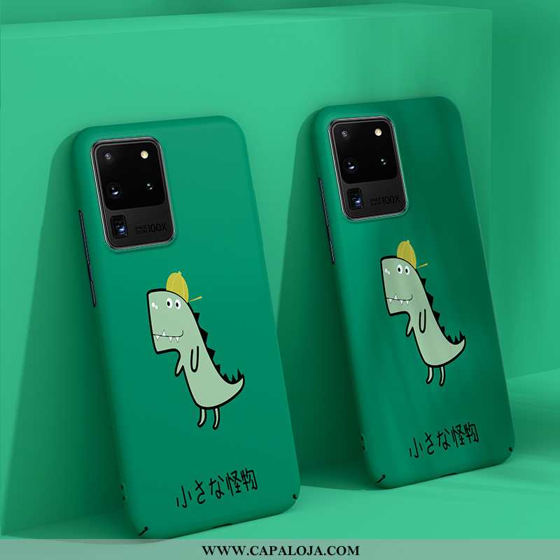 Capa Samsung Galaxy S20 Ultra Super Completa Malha Desenho Animado Verde, Capas Samsung Galaxy S20 U