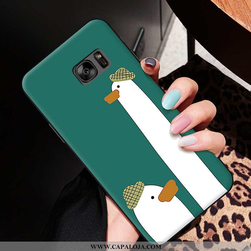 Capa Samsung Galaxy S6 Edge Silicone Completa Capas Casal Branco, Samsung Galaxy S6 Edge Desenho Ani