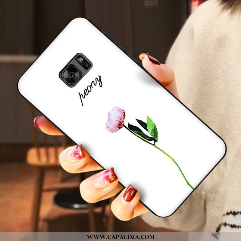 Capa Samsung Galaxy S6 Soft Cases Masculino Feminino Branco, Capas Samsung Galaxy S6 Silicone Compra