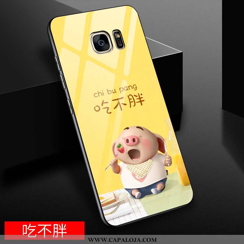 Capa Samsung Galaxy S7 Edge Criativas Capas Nova Bonitos Amarelo, Samsung Galaxy S7 Edge Desenho Ani