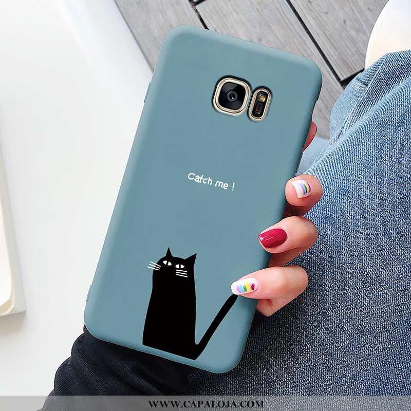 Capa Samsung Galaxy S7 Edge Desenho Animado Personalizado Completa Masculino Bordô, Capas Samsung Ga