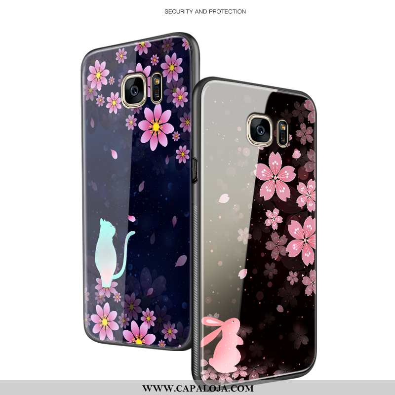 Capa Samsung Galaxy S7 Edge Personalizado Moda Tendencia Capas Preto, Samsung Galaxy S7 Edge Criativ