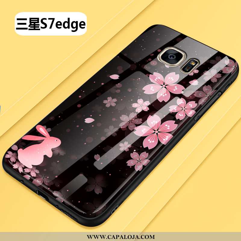 Capa Samsung Galaxy S7 Edge Personalizado Moda Tendencia Capas Preto, Samsung Galaxy S7 Edge Criativ