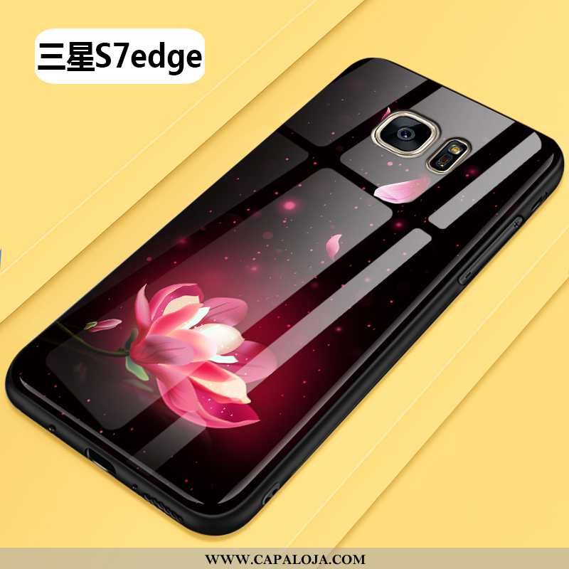 Capa Samsung Galaxy S7 Edge Personalizado Moda Tendencia Capas Preto, Samsung Galaxy S7 Edge Criativ