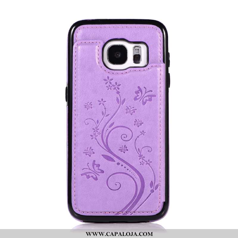 Capa Samsung Galaxy S7 Protetoras Cases Suporte Capas Rosa, Samsung Galaxy S7 Carteira Promoção