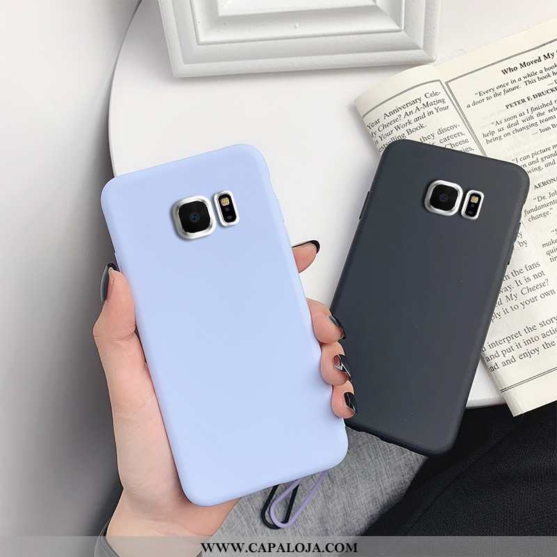 Capa Samsung Galaxy S7 Slim Minimalista Telemóvel Completa Azul, Capas Samsung Galaxy S7 Soft Venda