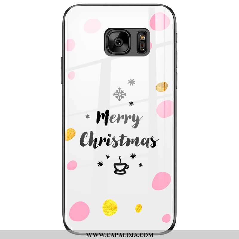 Capa Samsung Galaxy S7 Tendencia Branco Inverno Feminino, Capas Samsung Galaxy S7 Vidro Venda