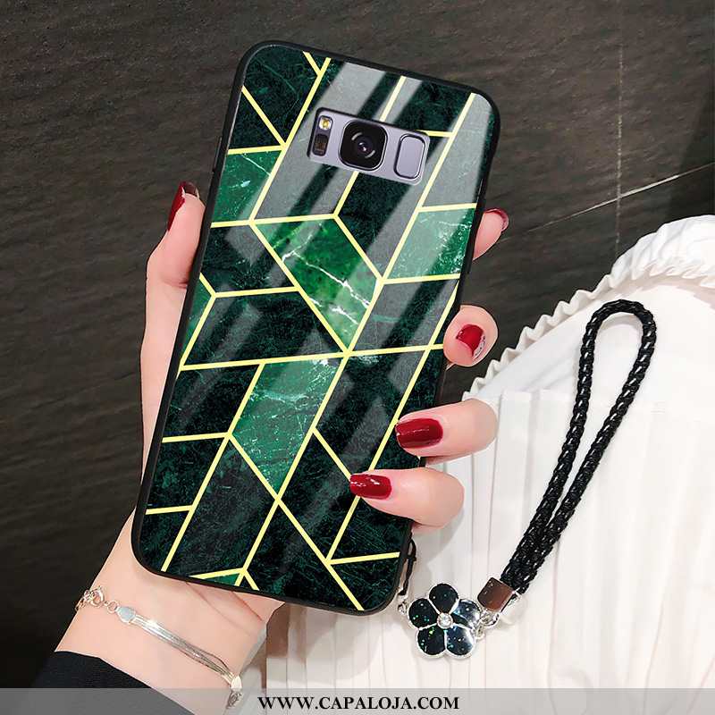 Capa Samsung Galaxy S8 Criativas Cases Capas Facil Verde, Samsung Galaxy S8 Tendencia Baratos