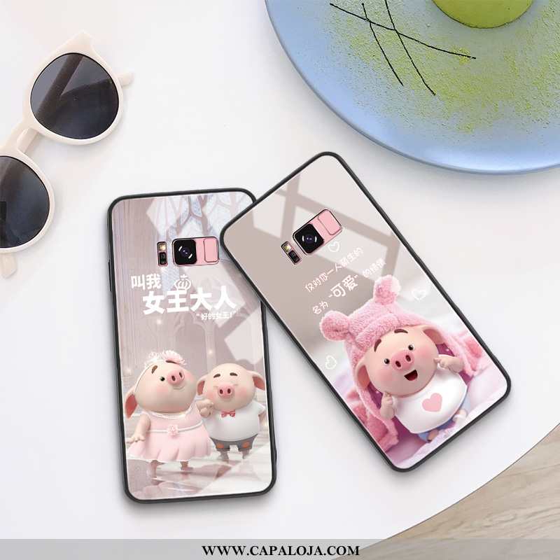 Capa Samsung Galaxy S8 Criativas Feminino Telemóvel Fada Rosa, Capas Samsung Galaxy S8 Desenho Anima