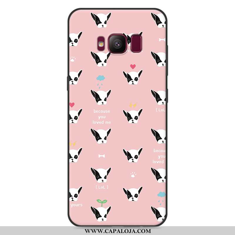 Capa Samsung Galaxy S8+ Desenho Animado Antiqueda Masculino Cinza, Capas Samsung Galaxy S8+ Tendenci