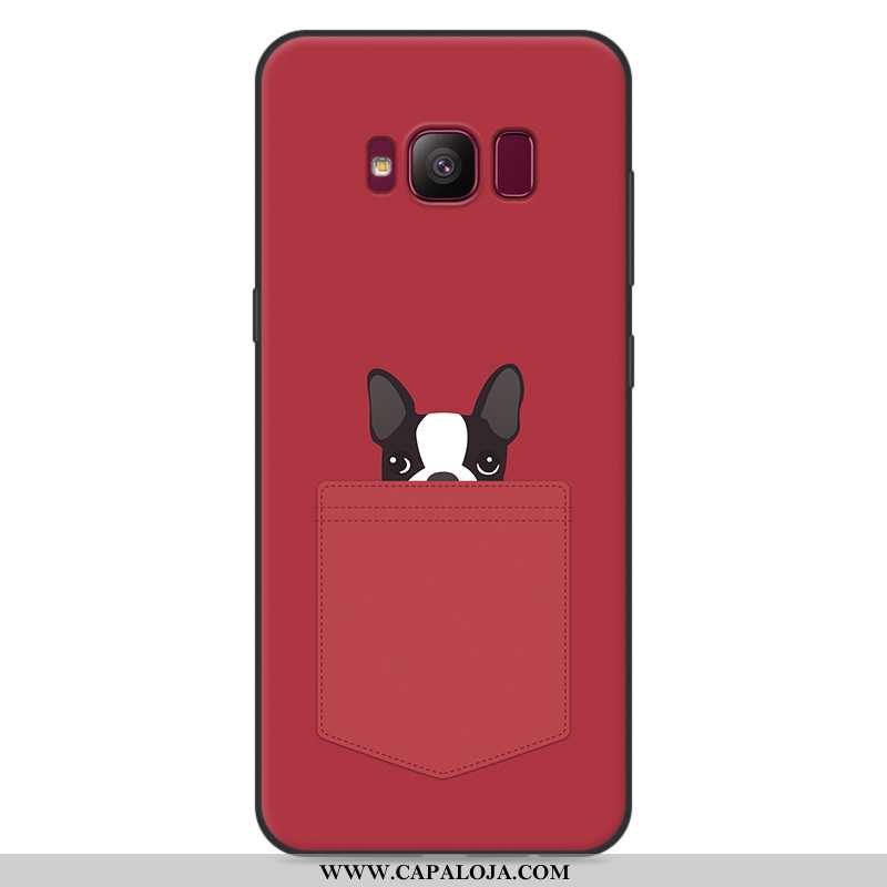 Capa Samsung Galaxy S8+ Desenho Animado Antiqueda Masculino Cinza, Capas Samsung Galaxy S8+ Tendenci