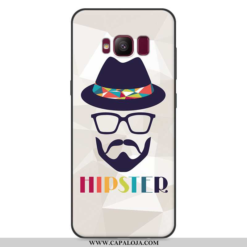 Capa Samsung Galaxy S8+ Desenho Animado Antiqueda Masculino Cinza, Capas Samsung Galaxy S8+ Tendenci