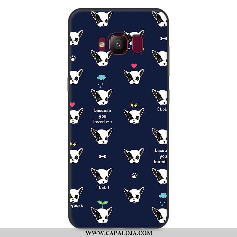 Capa Samsung Galaxy S8+ Desenho Animado Antiqueda Masculino Cinza, Capas Samsung Galaxy S8+ Tendenci