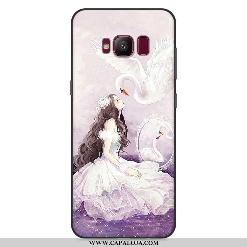 Capa Samsung Galaxy S8+ Desenho Animado Antiqueda Masculino Cinza, Capas Samsung Galaxy S8+ Tendenci