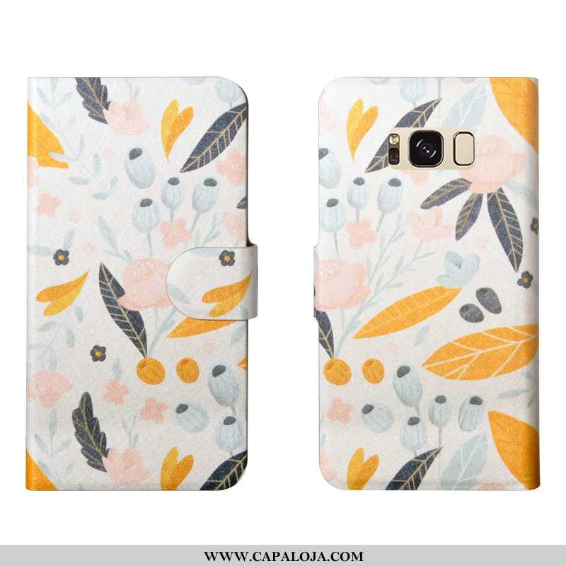 Capa Samsung Galaxy S8+ Floral Personalizado Soft Cases Verde, Capas Samsung Galaxy S8+ Couro Barata