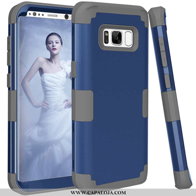 Capa Samsung Galaxy S8 Protetoras Antiqueda Roxa Cases Roxo, Capas Samsung Galaxy S8 Anti Choque Bar