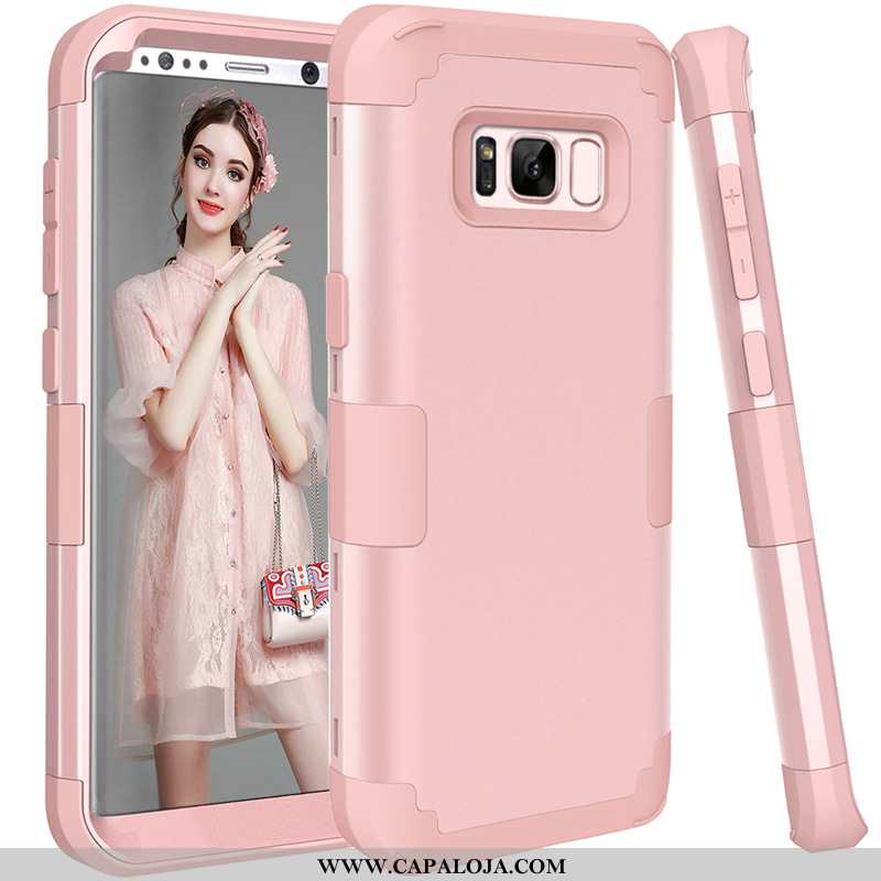 Capa Samsung Galaxy S8 Protetoras Antiqueda Roxa Cases Roxo, Capas Samsung Galaxy S8 Anti Choque Bar