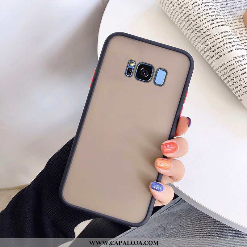 Capa Samsung Galaxy S8 Silicone Casaco Frente Fosco Vermelho, Capas Samsung Galaxy S8 Clara Barato