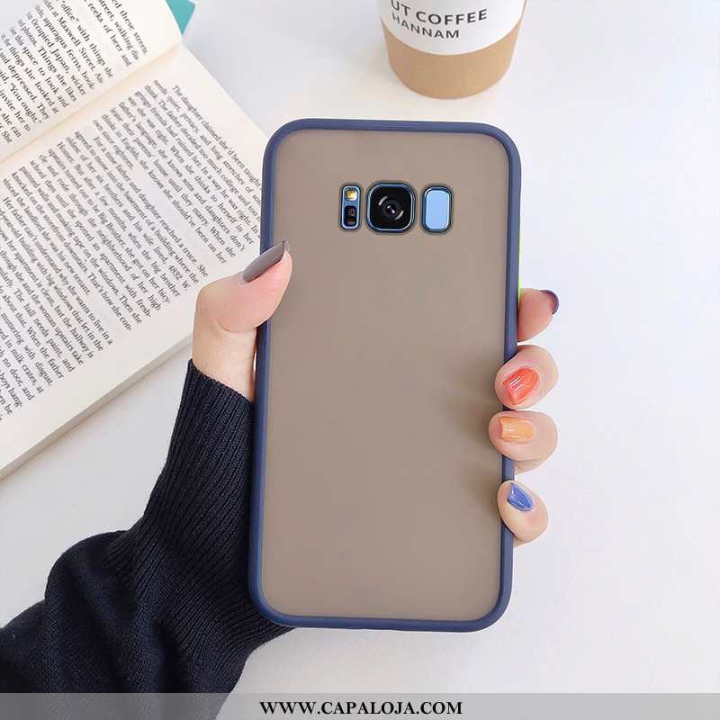 Capa Samsung Galaxy S8 Silicone Casaco Frente Fosco Vermelho, Capas Samsung Galaxy S8 Clara Barato